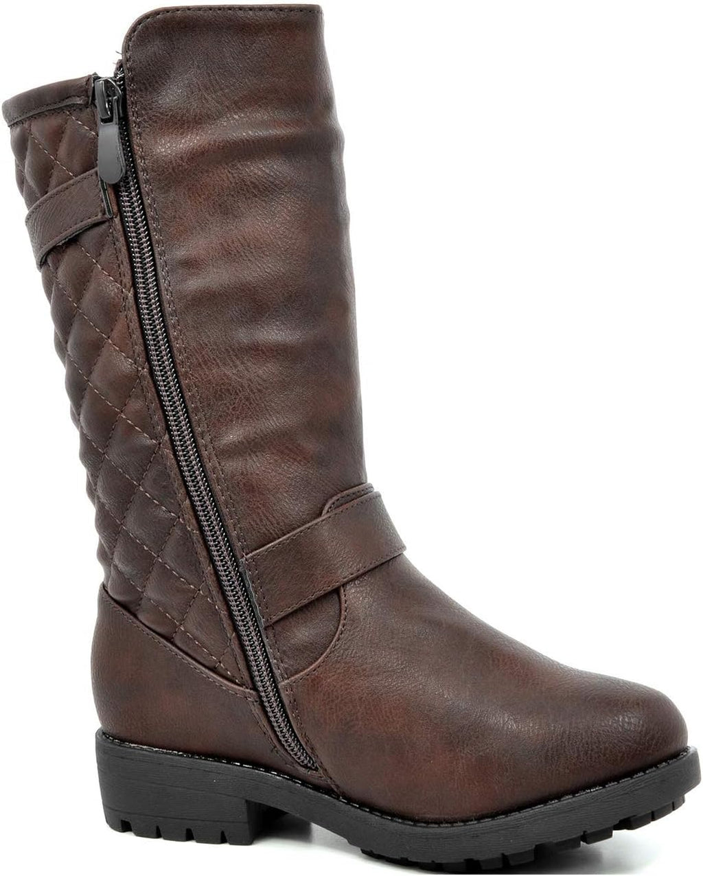 DREAM PAIRS Girls Riding Knee High Boots