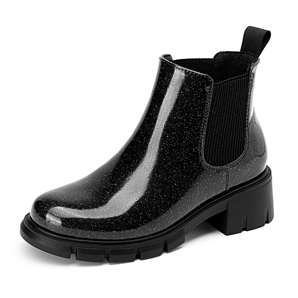 Athlefit Girls Ankle Boots Kids Chunky Chelsea Booties