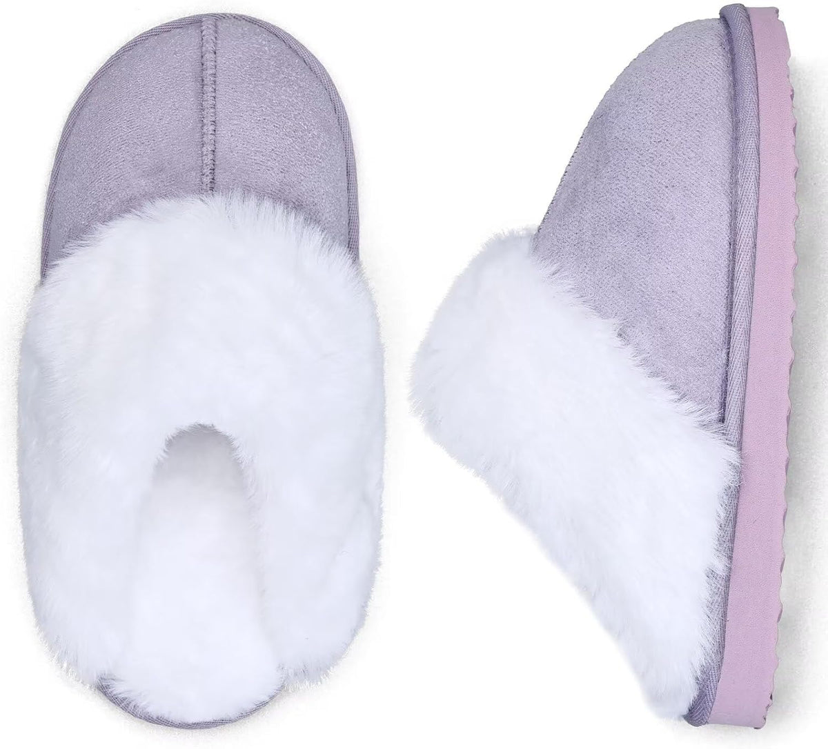 IceUnicorn Kids Slippers Girls Boys Fuzzy House Shoes Bedroom Slides