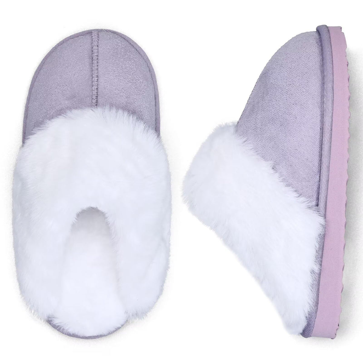 IceUnicorn Kids Slippers Girls Boys Fuzzy House Shoes Bedroom Slides