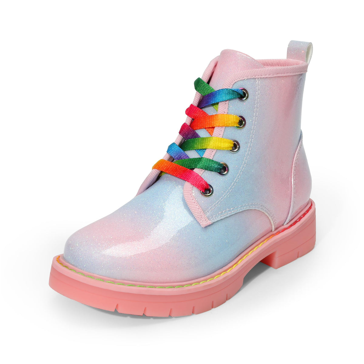 DREAM PAIRS Girls Combat Ankle Boots Shoes