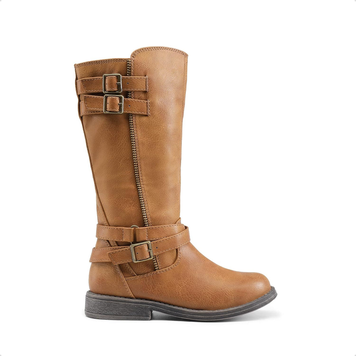 DREAM PAIRS Girls Knee High Riding Boots