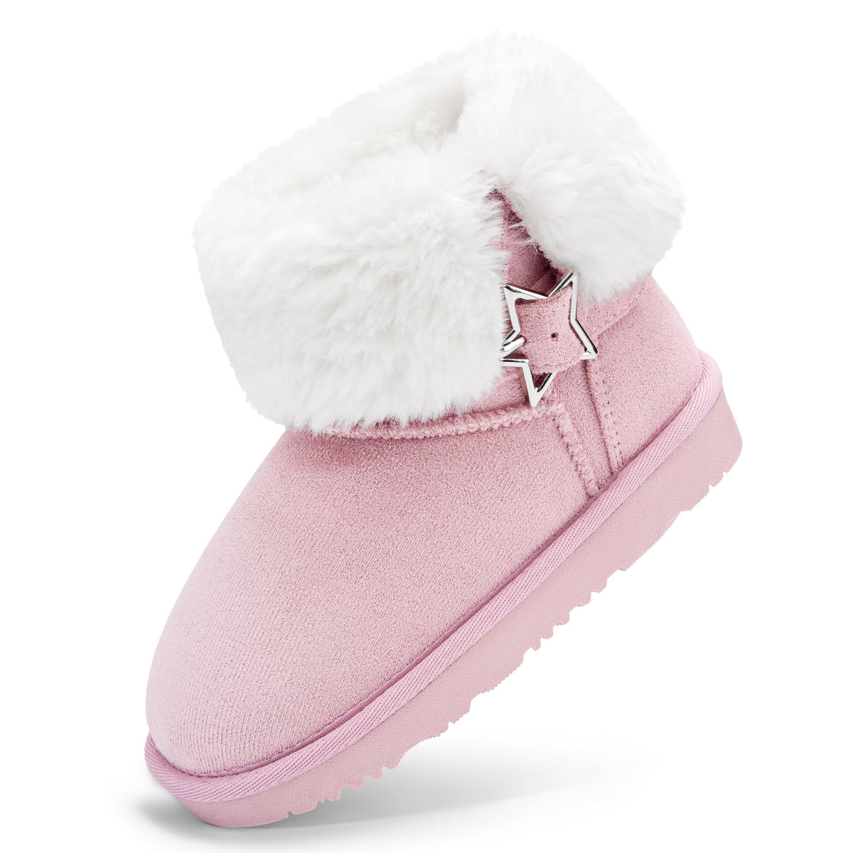 Stelle Girls Winter Boots Faux Fur Lined Fold-Down Collar