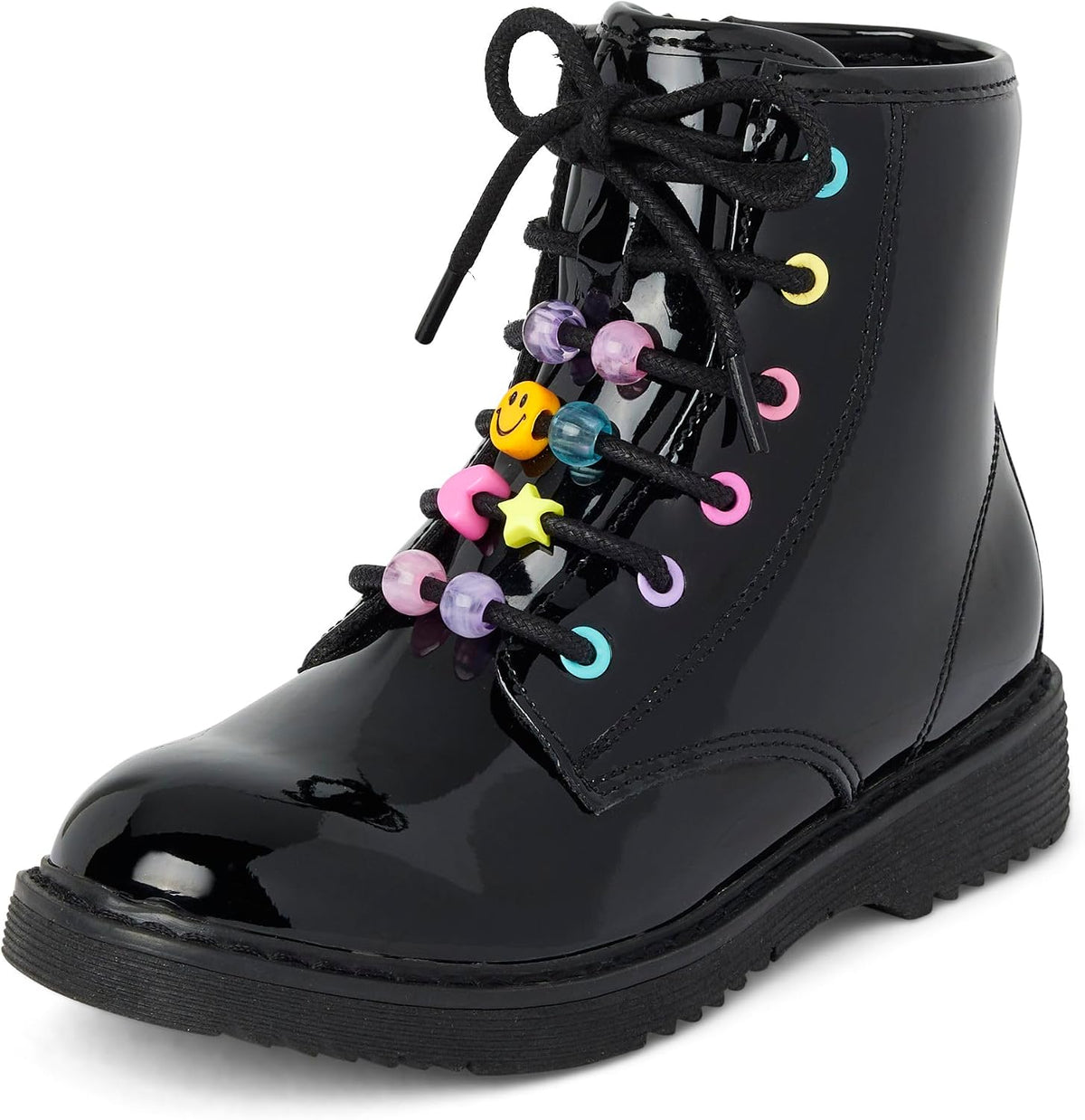 The Children's Place Girls' Girls Lace Up Combat Boots