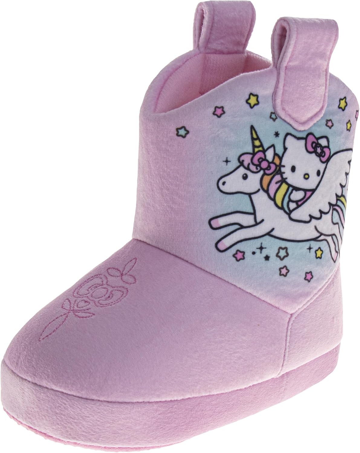 Josmo Hello Kitty Sanrio Slipper Indoor Cute Plush House Shoes for Kids