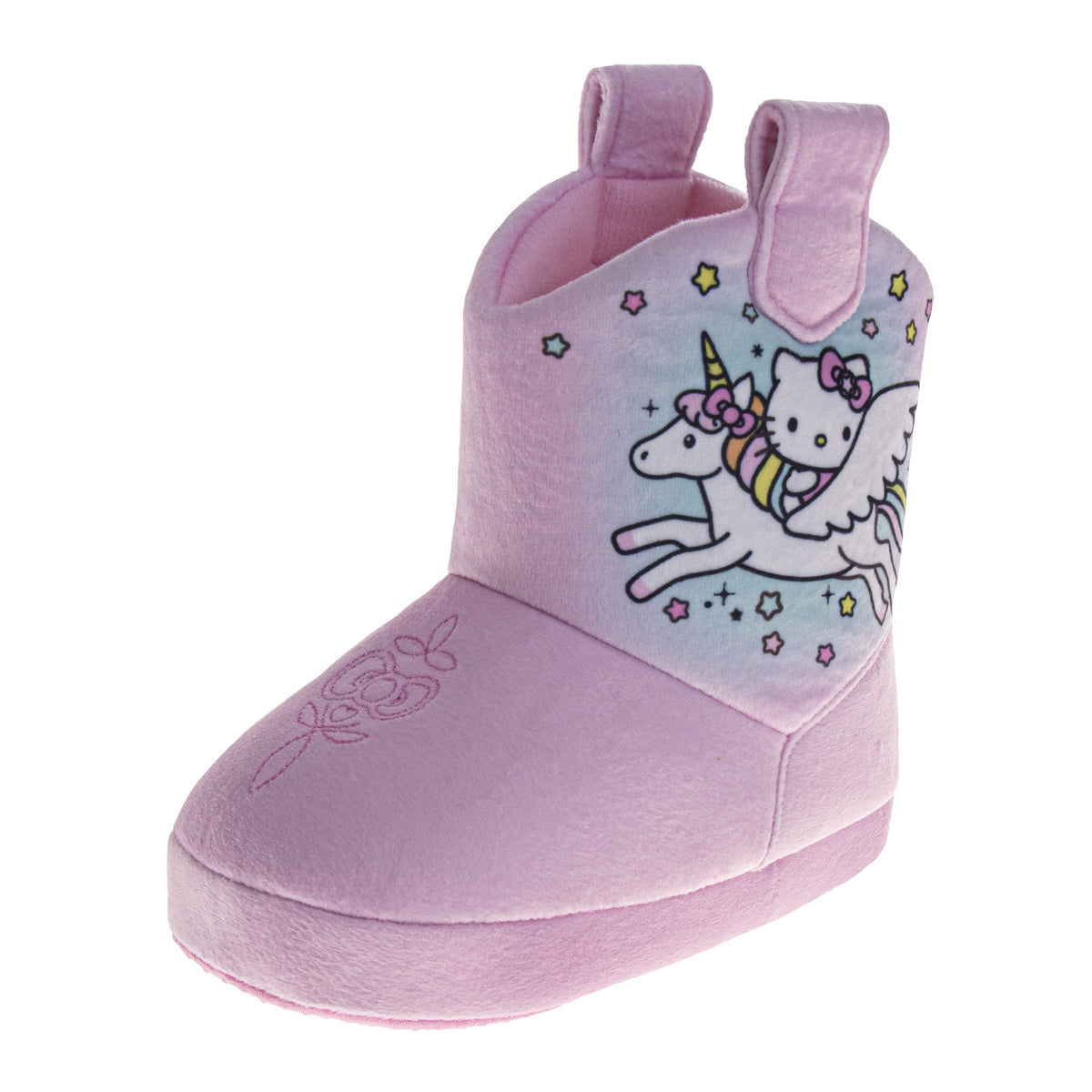 Josmo Hello Kitty Sanrio Slipper Indoor Cute Plush House Shoes for Kids