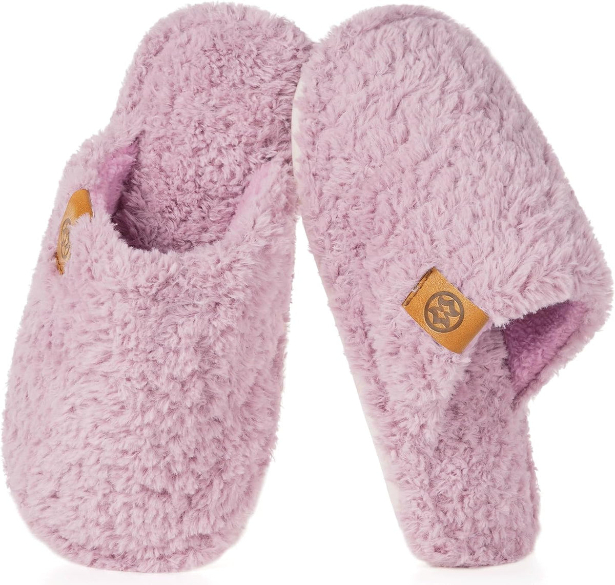 Dokela Fuzzy Kids Slippers Girls Boys Cozy House Slippers