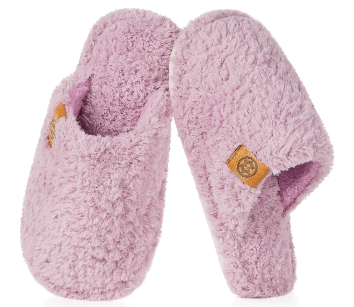 Dokela Fuzzy Kids Slippers Girls Boys Cozy House Slippers