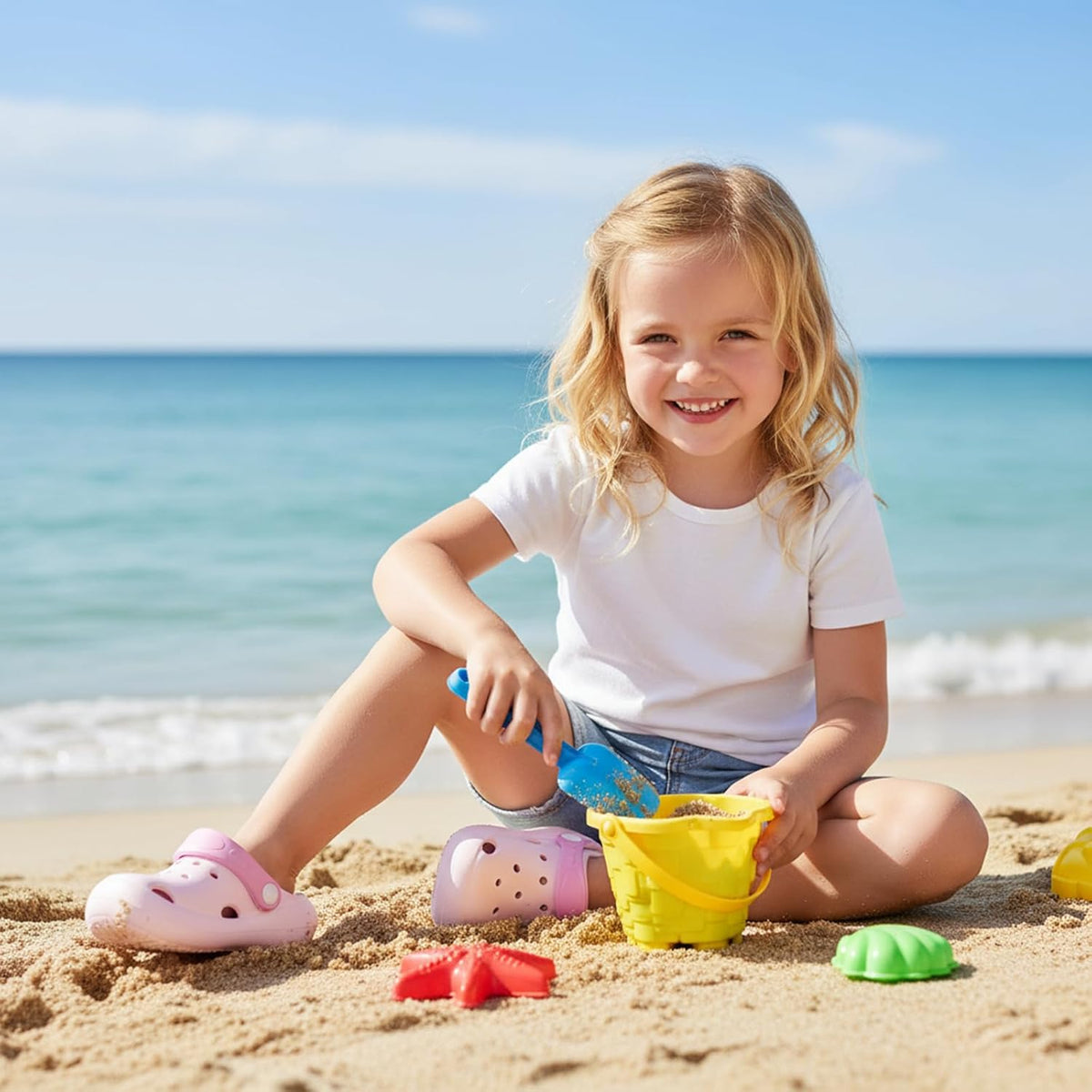 Toddler Kids Clogs Boys Girls Slip on Slides Sandals Children Summer Beach Pool Outdoor Water Shoes Shower Slippers