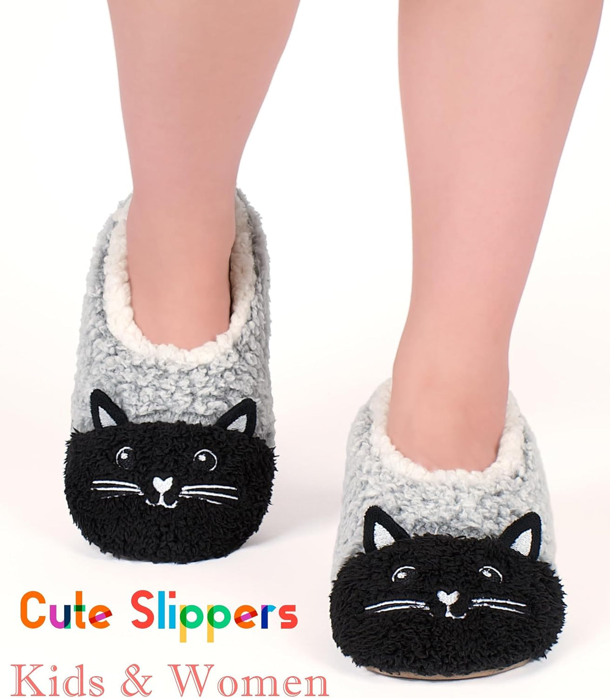 Cute Animal Slippers for Women, Kids and Toddlers with Soft Soles
