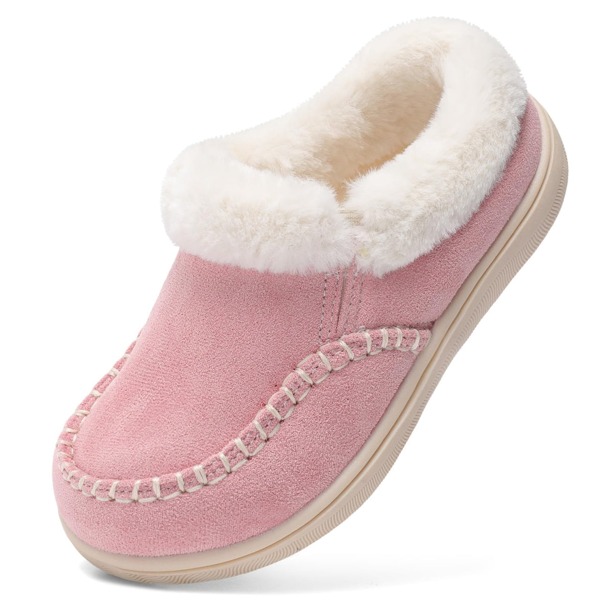 LeIsfIt Kids Slippers Boys Girls Warm Memory Foam Fuzzy House Shoes