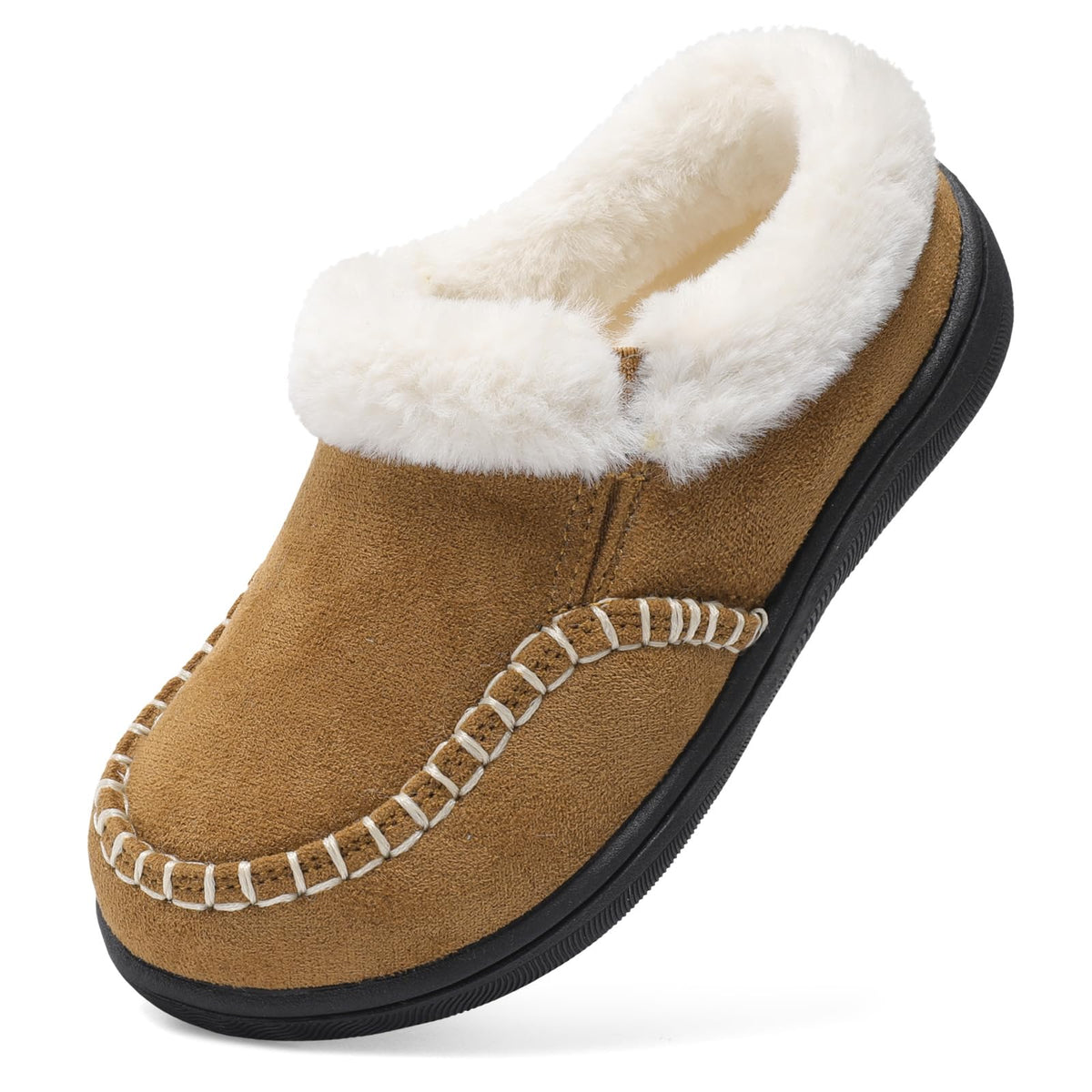 LeIsfIt Kids Slippers Boys Girls Warm Memory Foam Fuzzy House Shoes