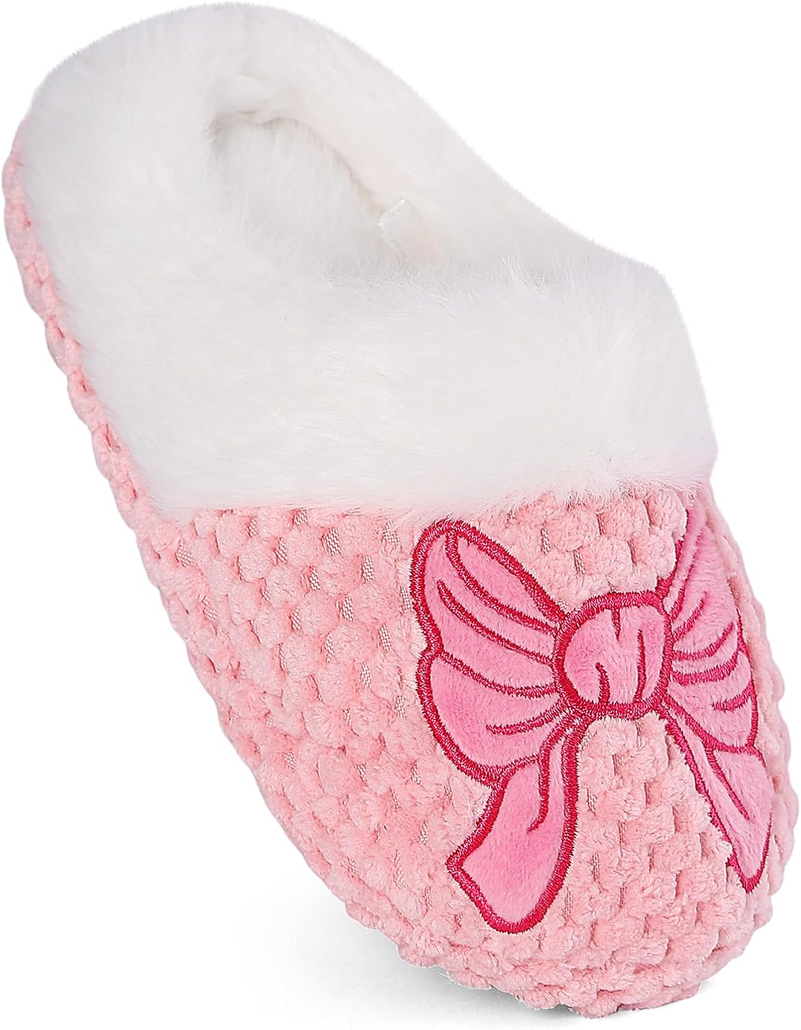 Toddler Slippers Cute Warm Girls' Fluffy House Slides Shoes
