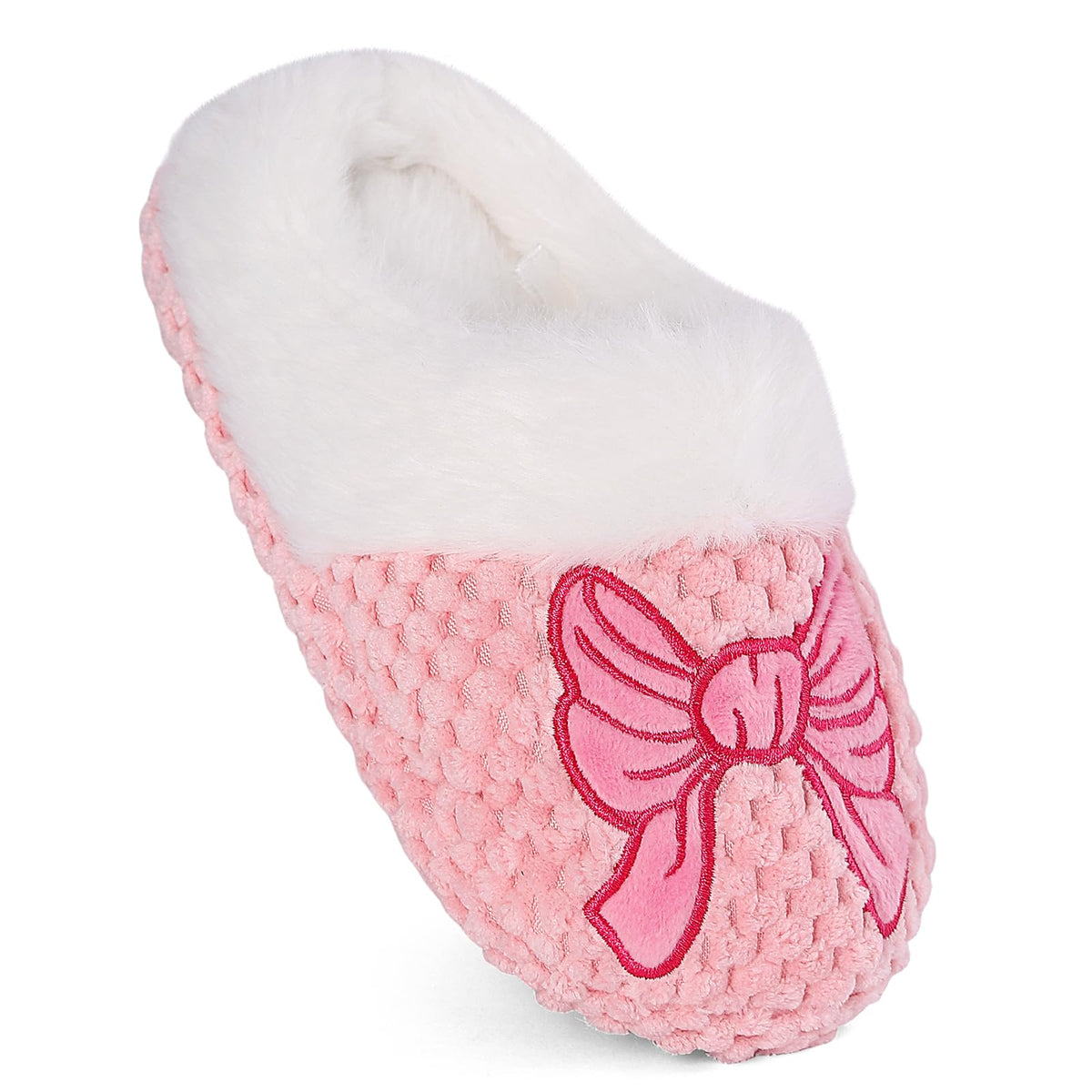 Toddler Slippers Cute Warm Girls' Fluffy House Slides Shoes