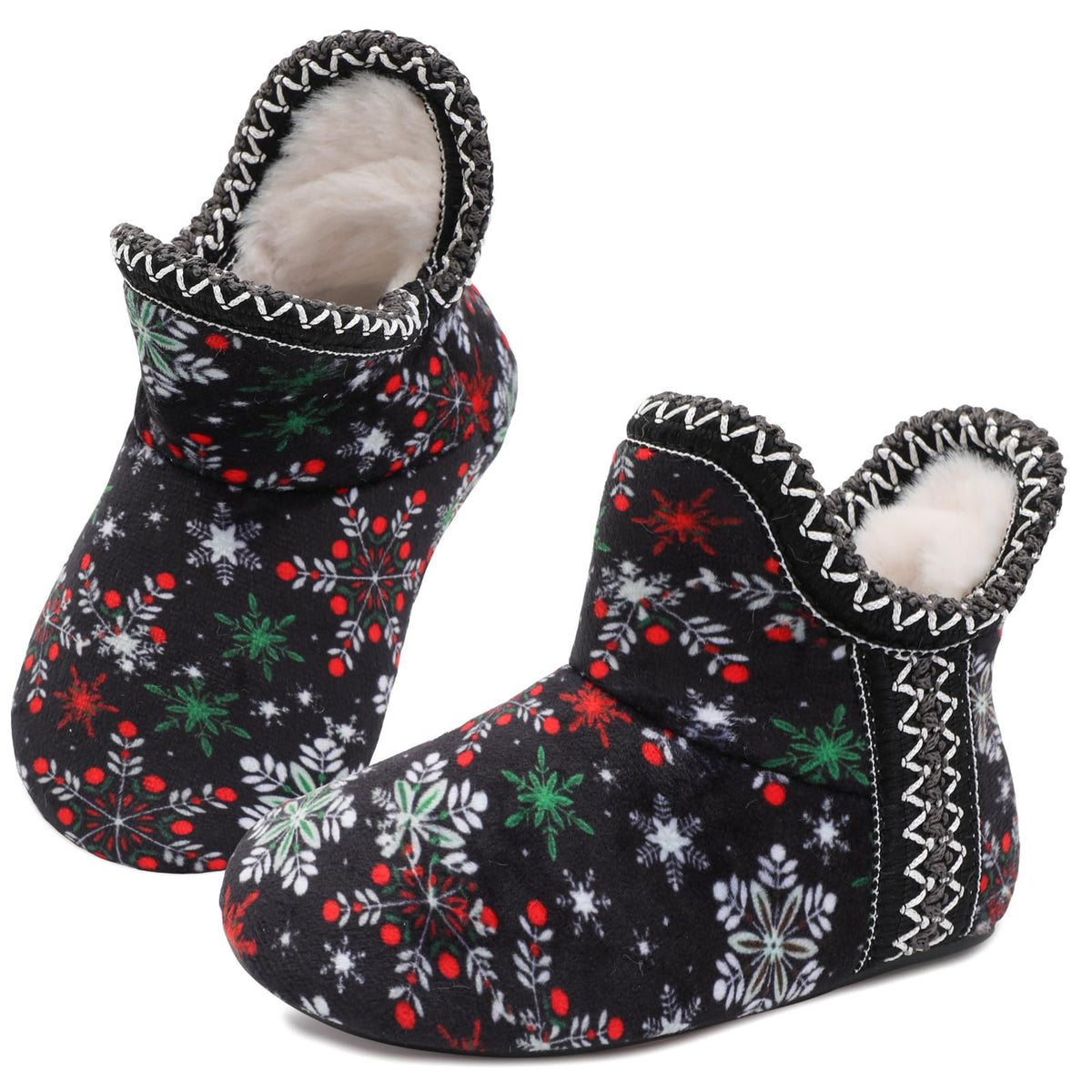 LeIsfIt Toddler Slippers Girls Boys Warm Plush Lined House Shoes