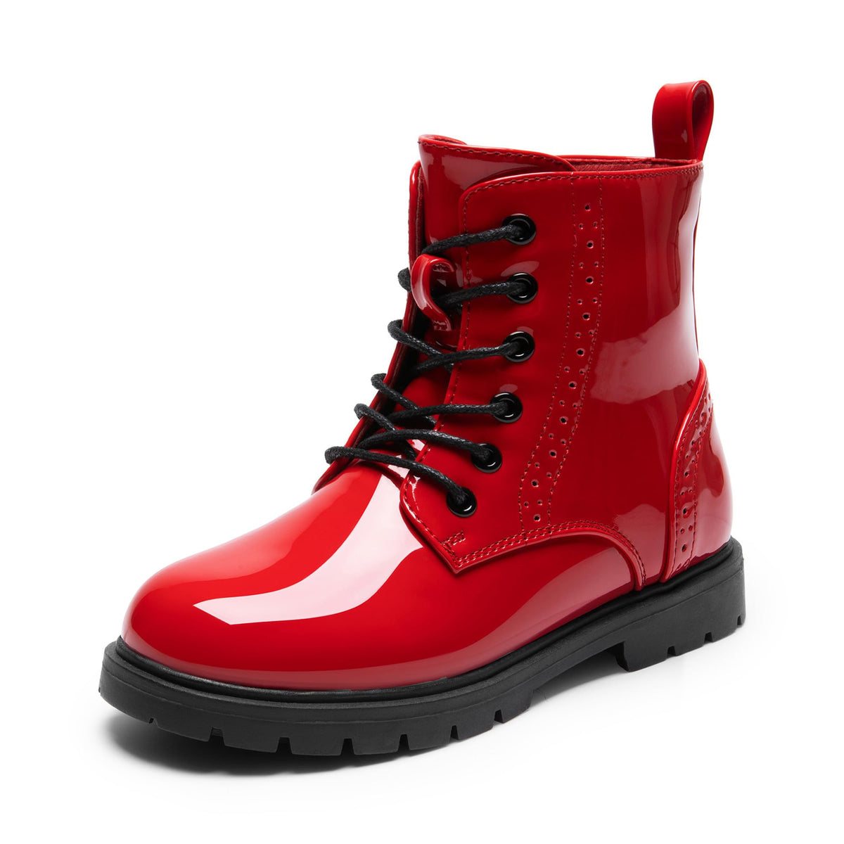 DREAM PAIRS Girls Ankle Combat Boots Boys Kid Shoes