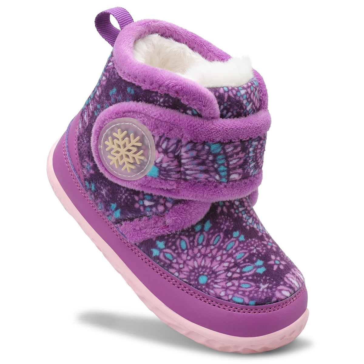 Scurtain Toddler Slippers Girl Boy House Shoes Baby Fuzzy Winter Boots