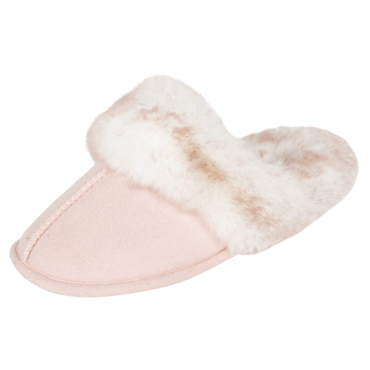 Jessica Simpson Girls Comfy Slippers - Cute Faux Fur Slip-on Shoes Memory Foam House Slipper