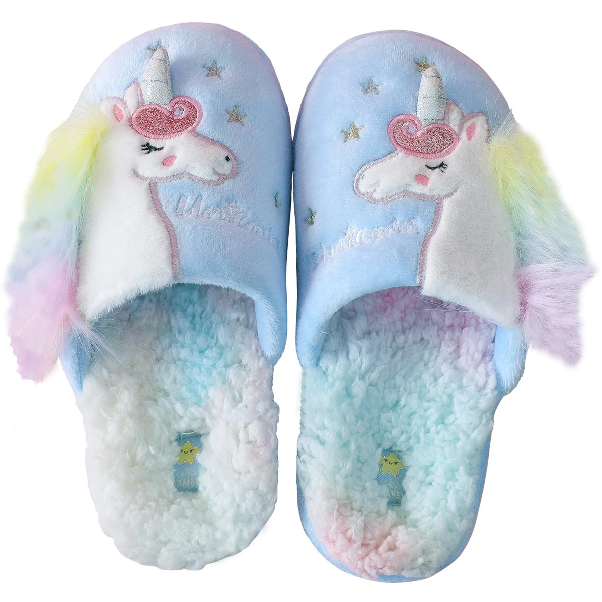Kids Family Cute Cat Household Anti-Slip Indoor Home Slippers for Girls and Boys