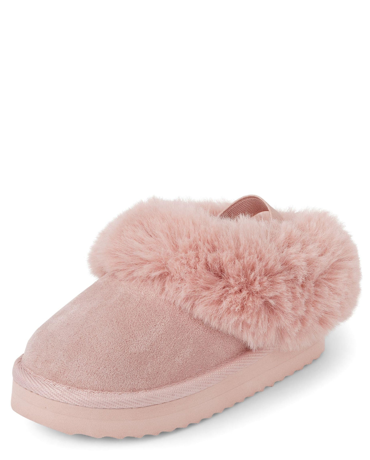 The Children's Place Baby Girls' Faux Fur Lined Platform Slippers