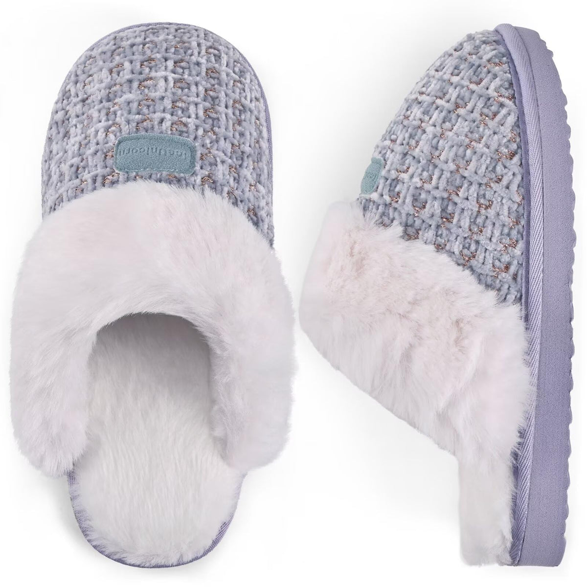 IceUnicorn Kids Slippers Girls Boys Fuzzy House Shoes Bedroom Slides
