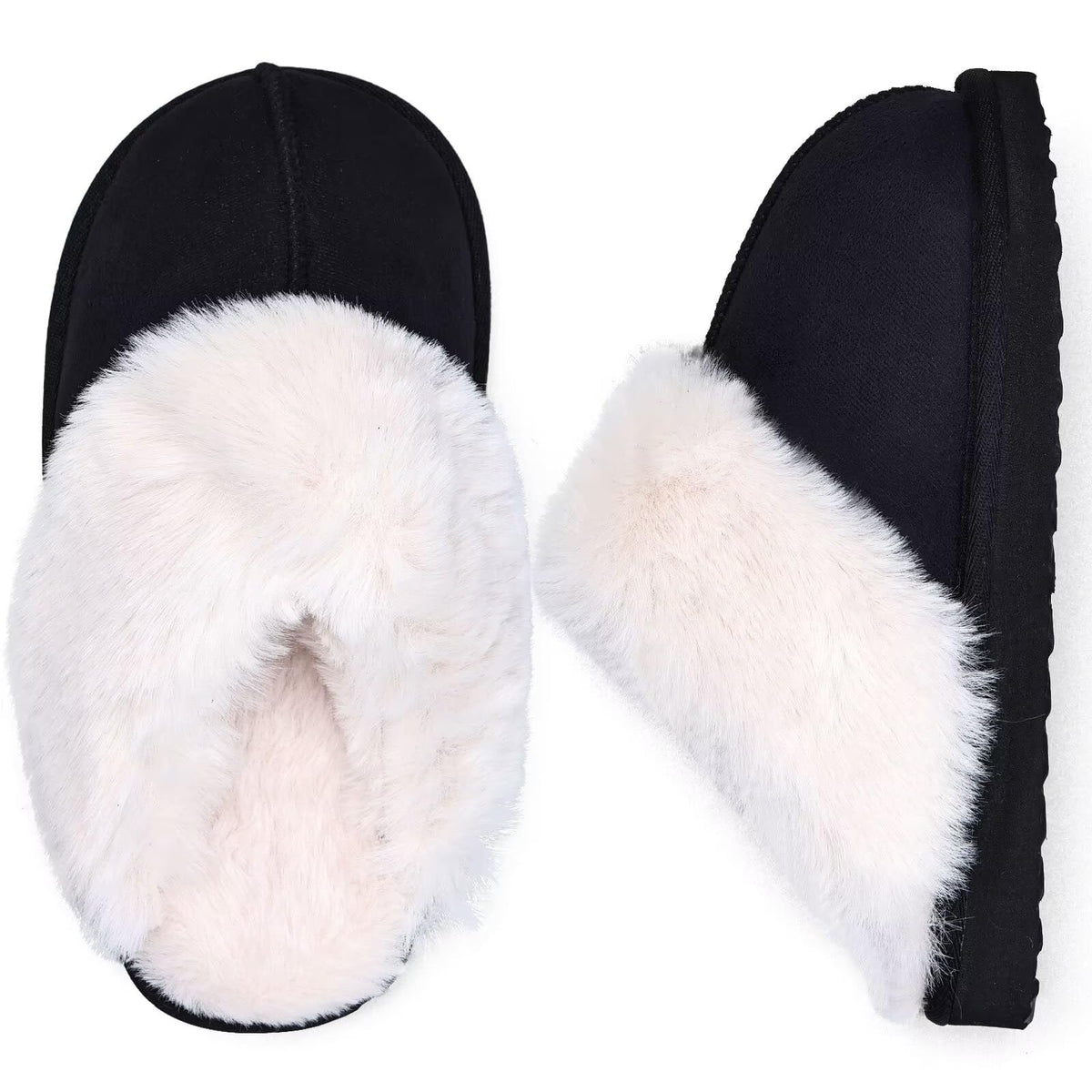 IceUnicorn Kids Slippers Girls Boys Fuzzy House Shoes Bedroom Slides