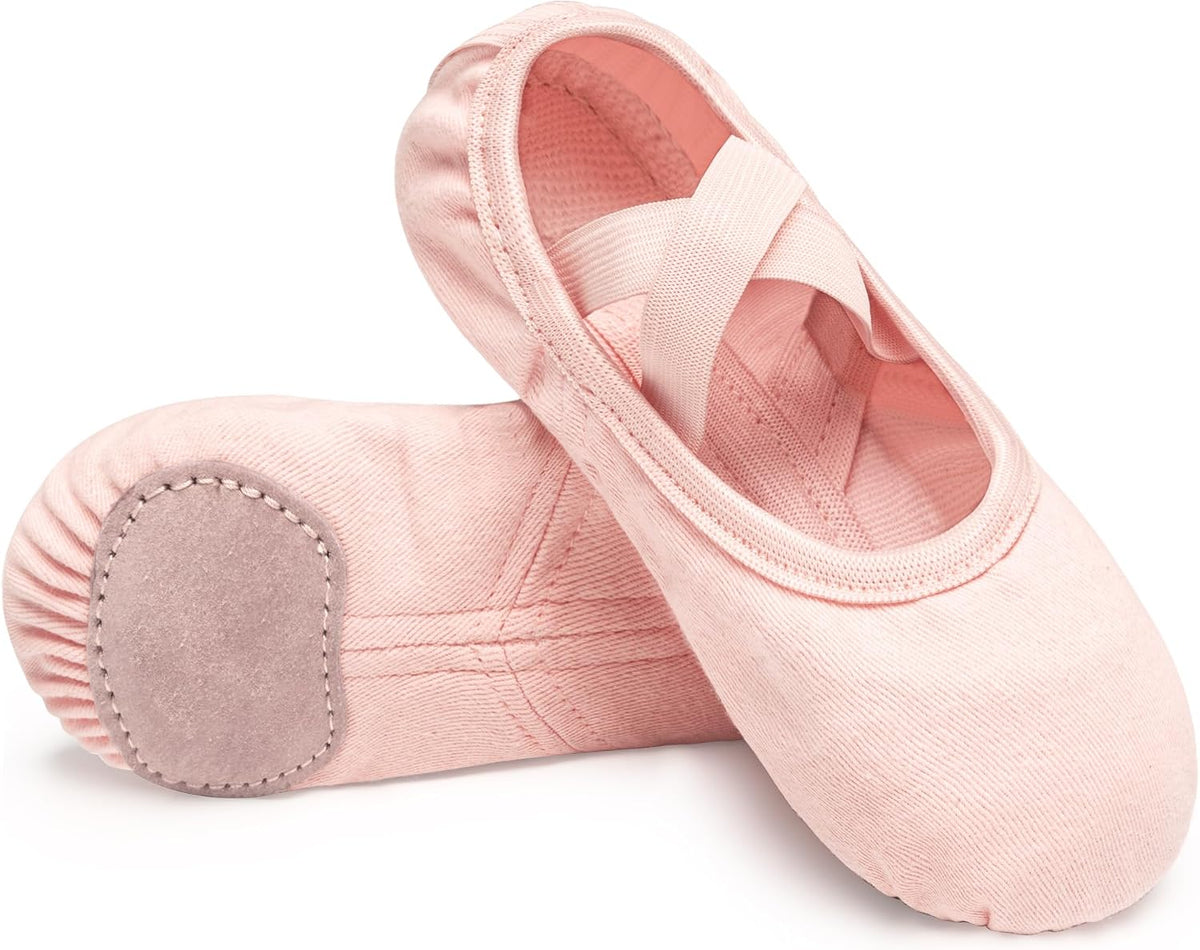 Stelle Ballet Shoes Toddler Slippers Highly Elastic Canvas Girls