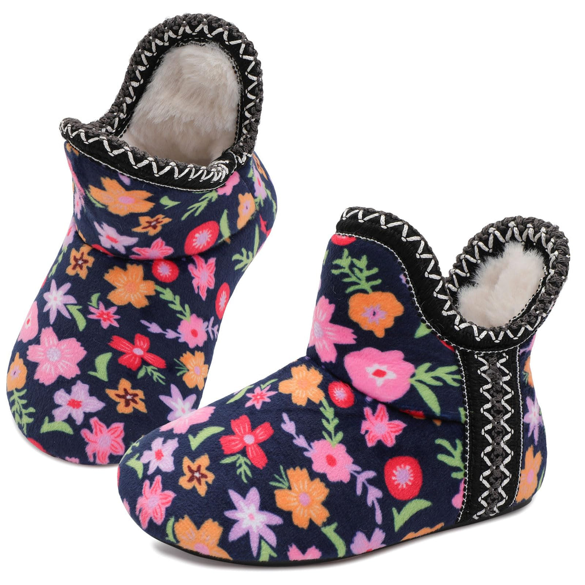 LeIsfIt Toddler Slippers Girls Boys Warm Plush Lined House Shoes