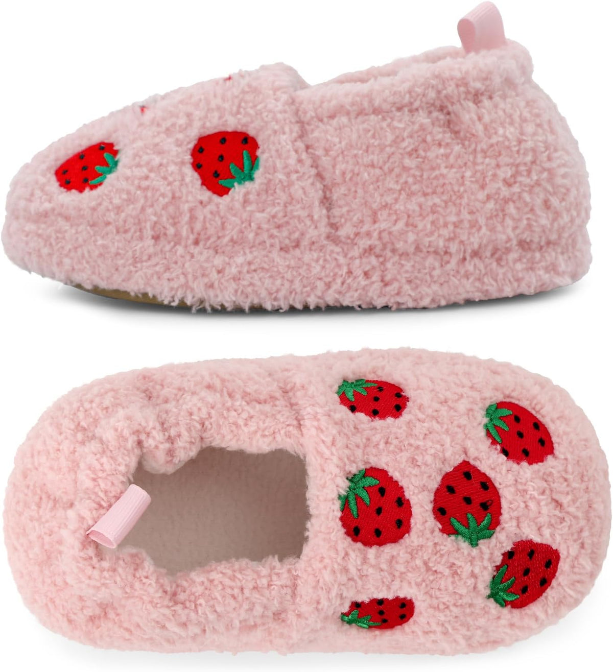 ESTAMICO Girls Boys Plush Warm Cute Slippers