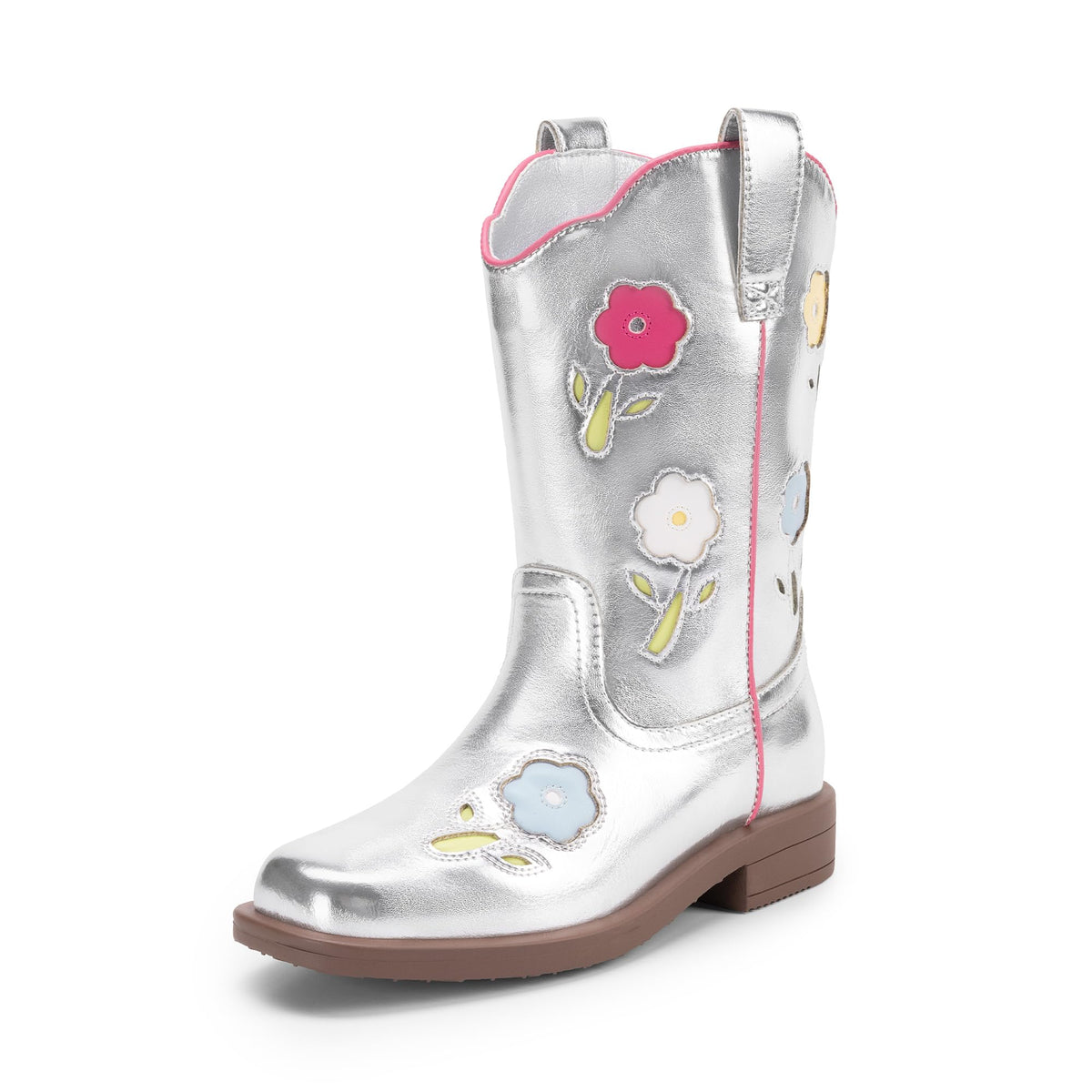 DREAM PAIRS Girls Cowboy Cowgirl Boots