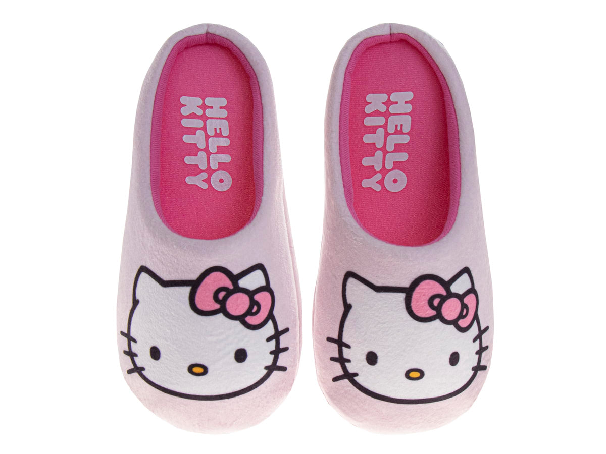 Josmo Hello Kitty Sanrio Slipper Indoor Cute Plush House Shoes for Kids