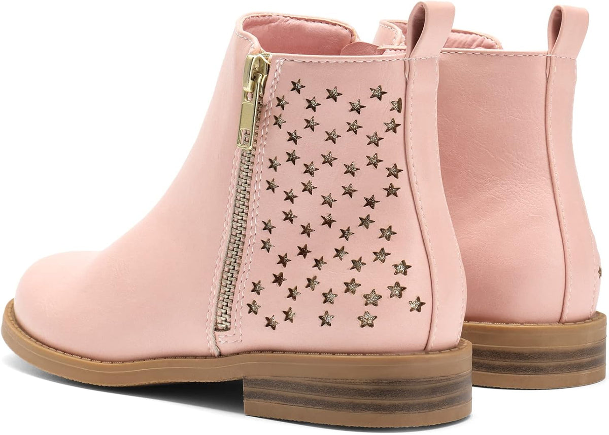 DREAM PAIRS Girls Ankle Boots Chelsea Booties