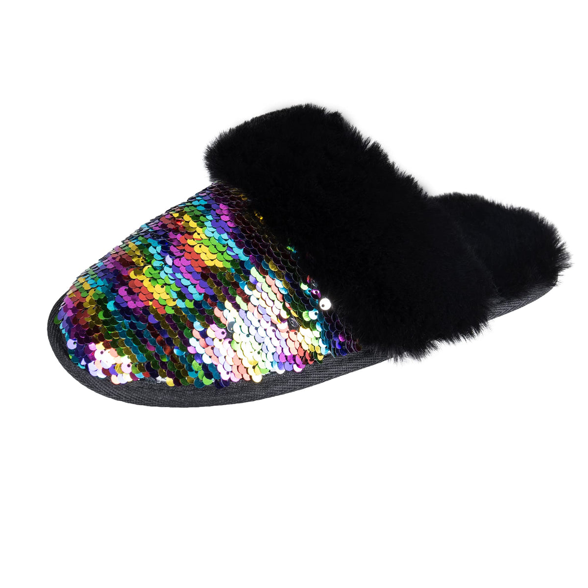 Jessica Simpson Girls Comfy Slippers - Cute Faux Fur Slip-on Shoes Memory Foam House Slipper