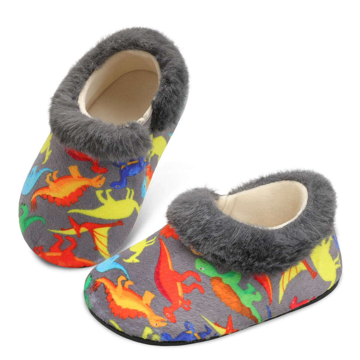Centipede Demon Toddler Slippers for Boys Girls Slip on Kids Baby Toddlers House Shoes Lightweight Barefoot Furry Sock Shoes Indoor Outdoor Warm Walking Shoes