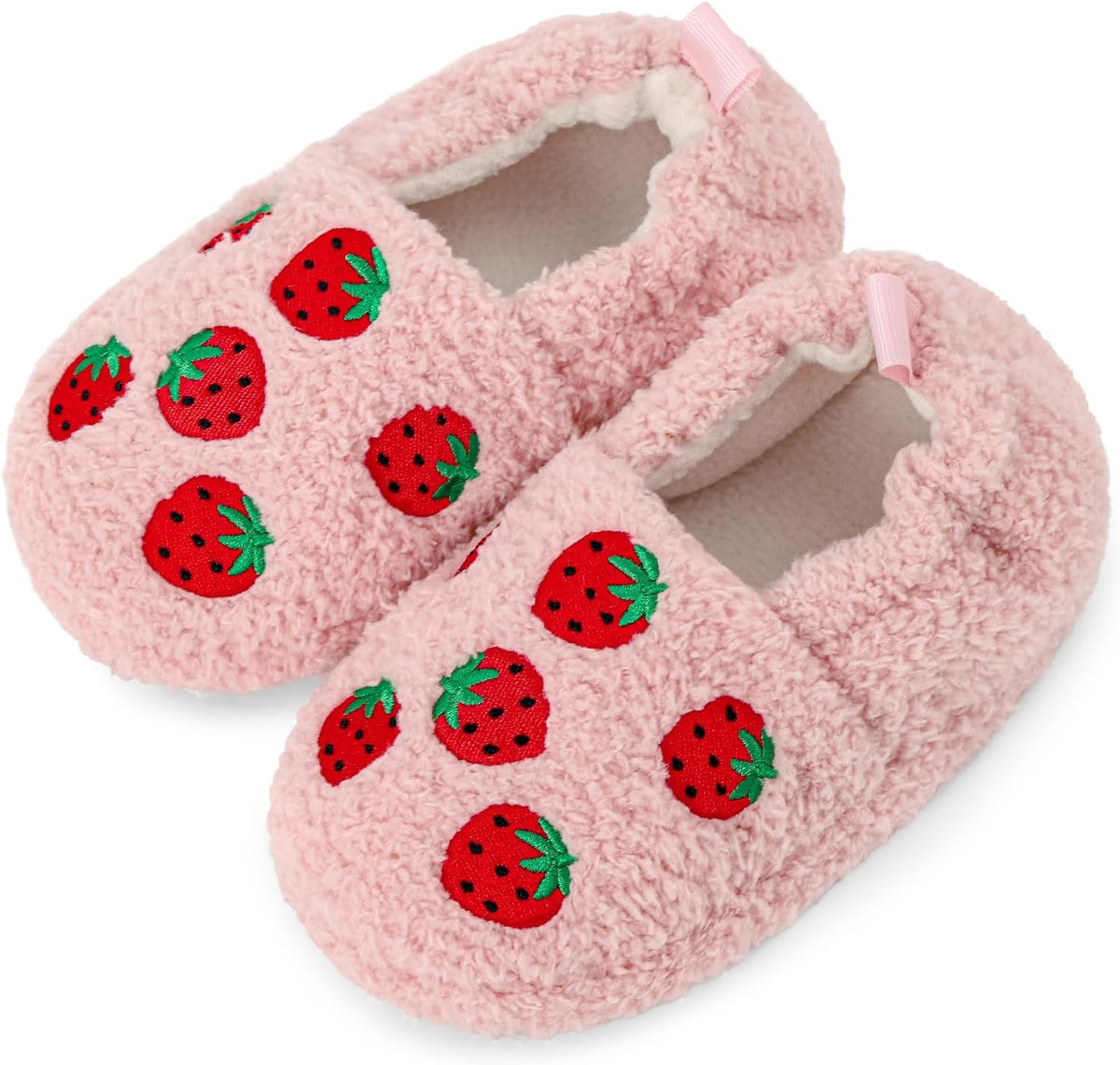 ESTAMICO Girls Boys Plush Warm Cute Slippers