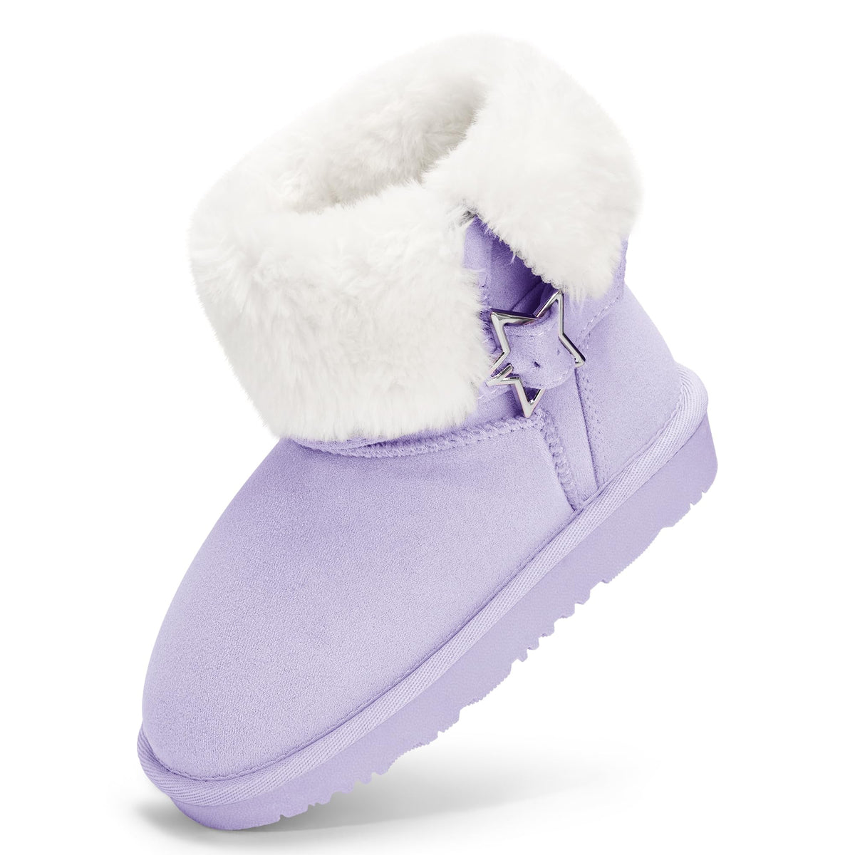 Stelle Girls Winter Boots Faux Fur Lined Fold-Down Collar