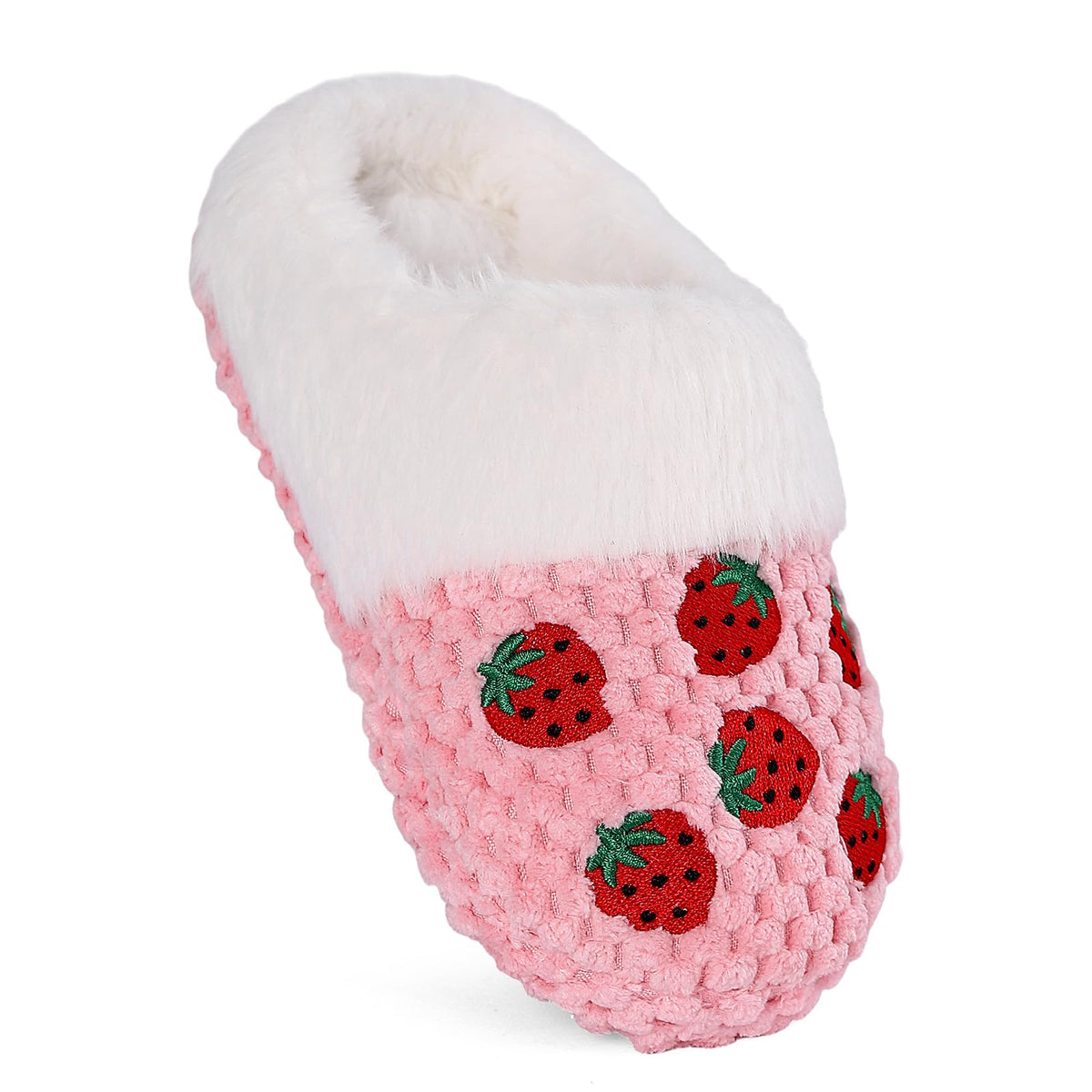 Toddler Slippers Cute Warm Girls' Fluffy House Slides Shoes