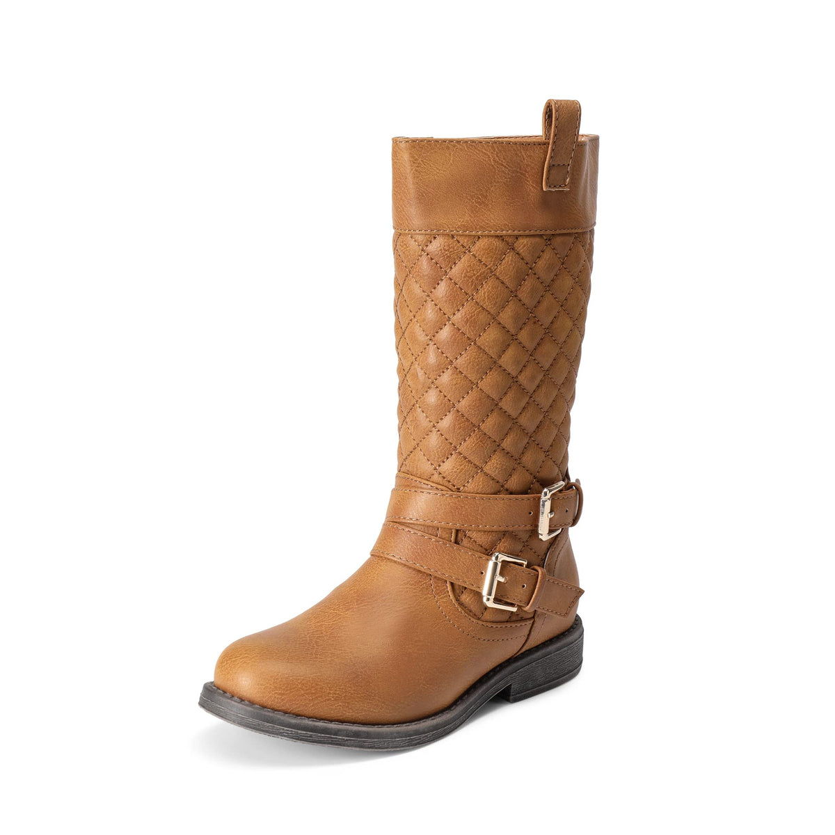 DREAM PAIRS Girls Knee High Riding Boots