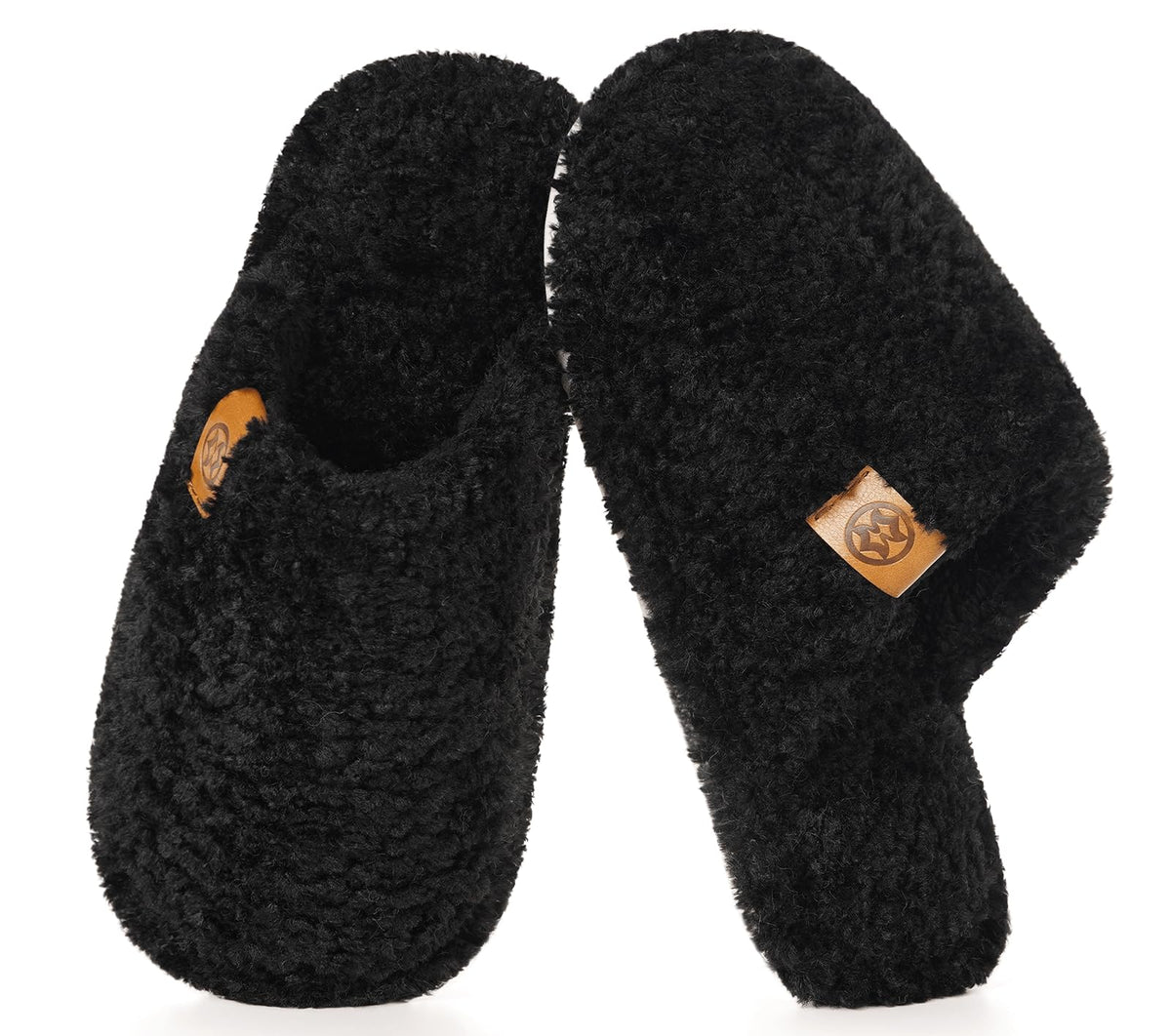 Dokela Fuzzy Kids Slippers Girls Boys Cozy House Slippers