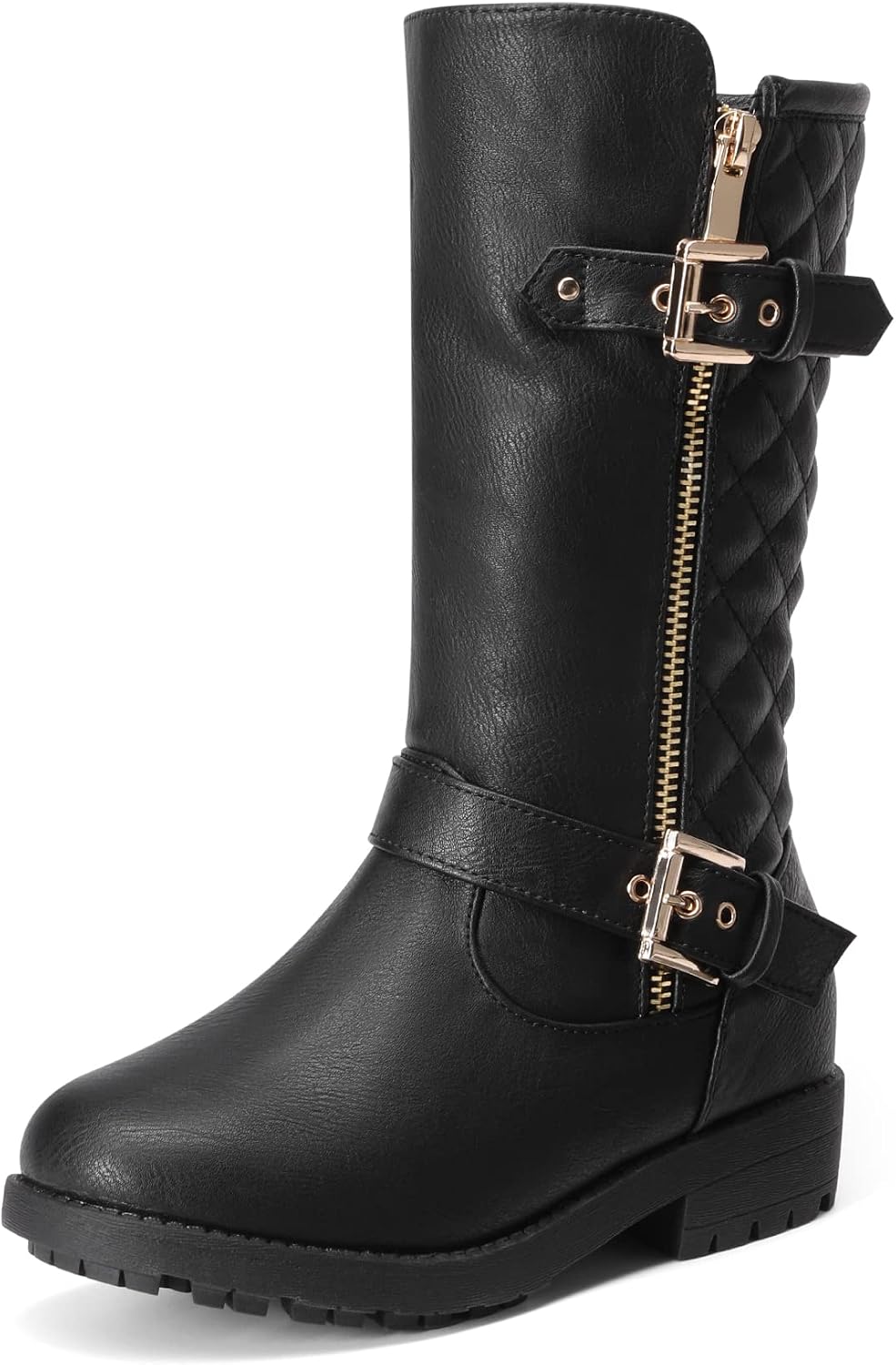 DREAM PAIRS Girls Riding Knee High Boots