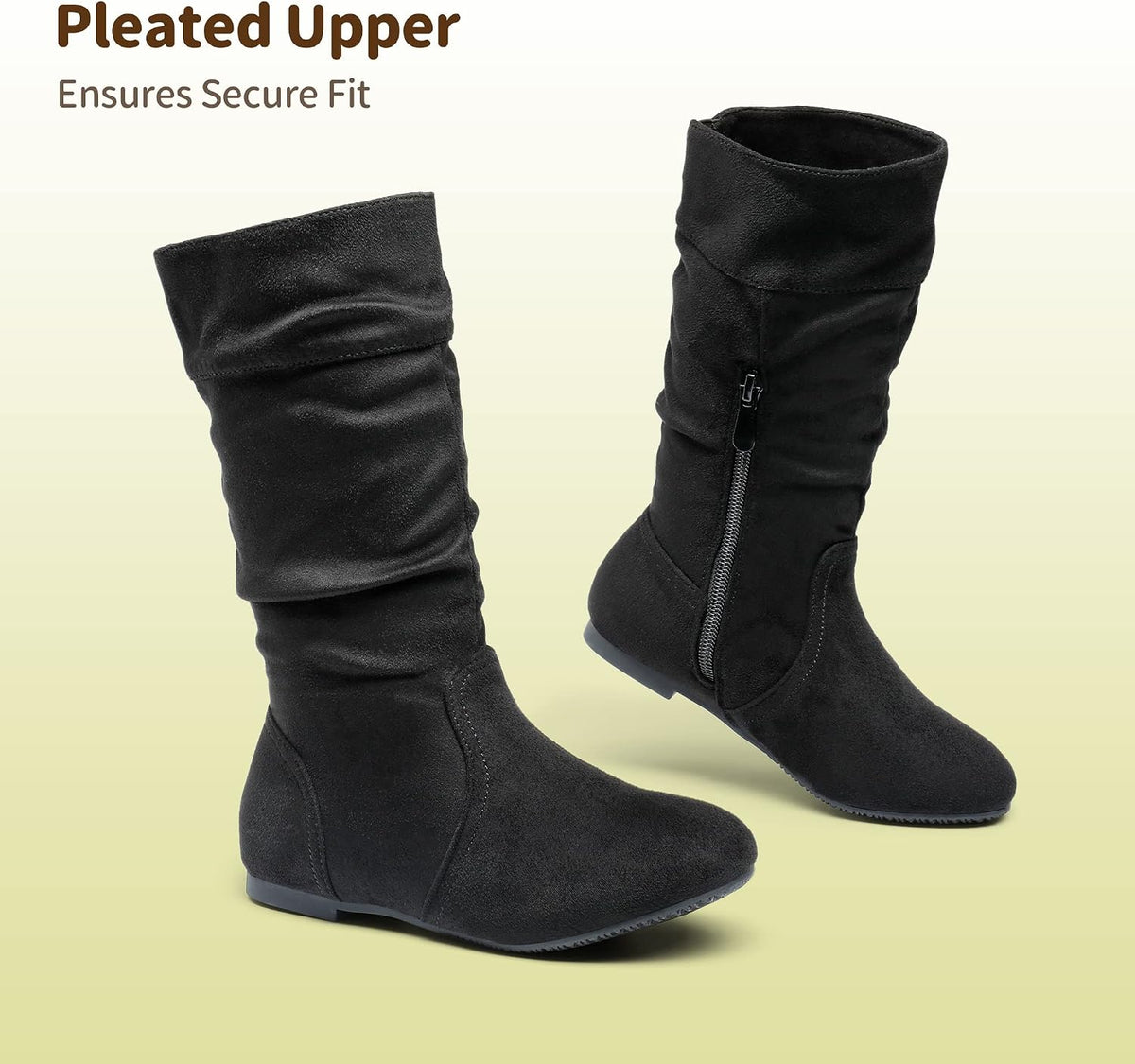 DREAM PAIRS Girls Dress Riding Boot Knee High