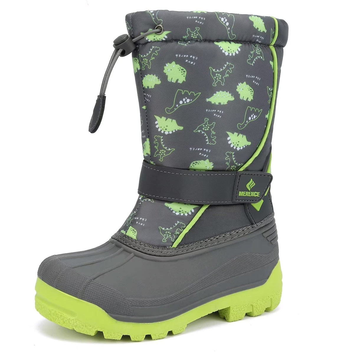 CIOR Kids Waterproof Winter Snow Boots,Warm Fur Lined
