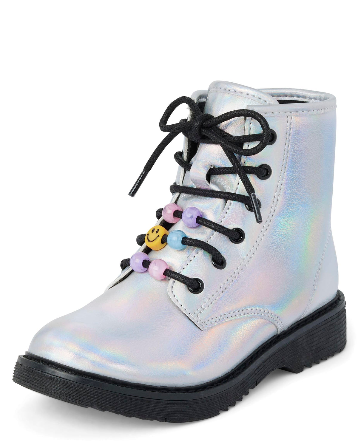 The Children's Place Girls' Girls Lace Up Combat Boots