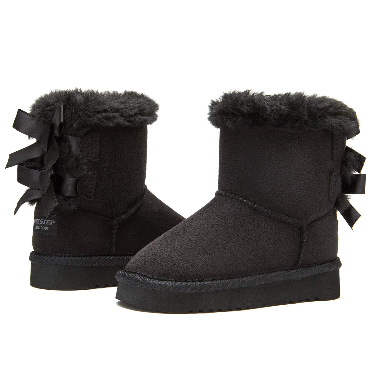 Weestep Girls Faux Fur Snow Warm Fur Winter Fashion Boot