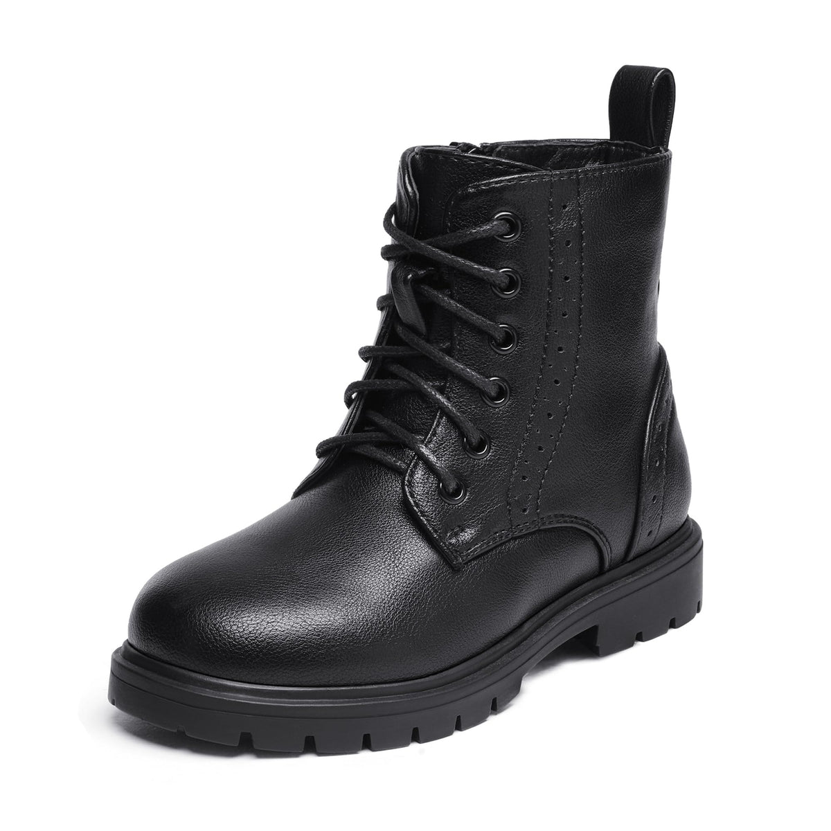 DREAM PAIRS Girls Ankle Combat Boots Boys Kid Shoes