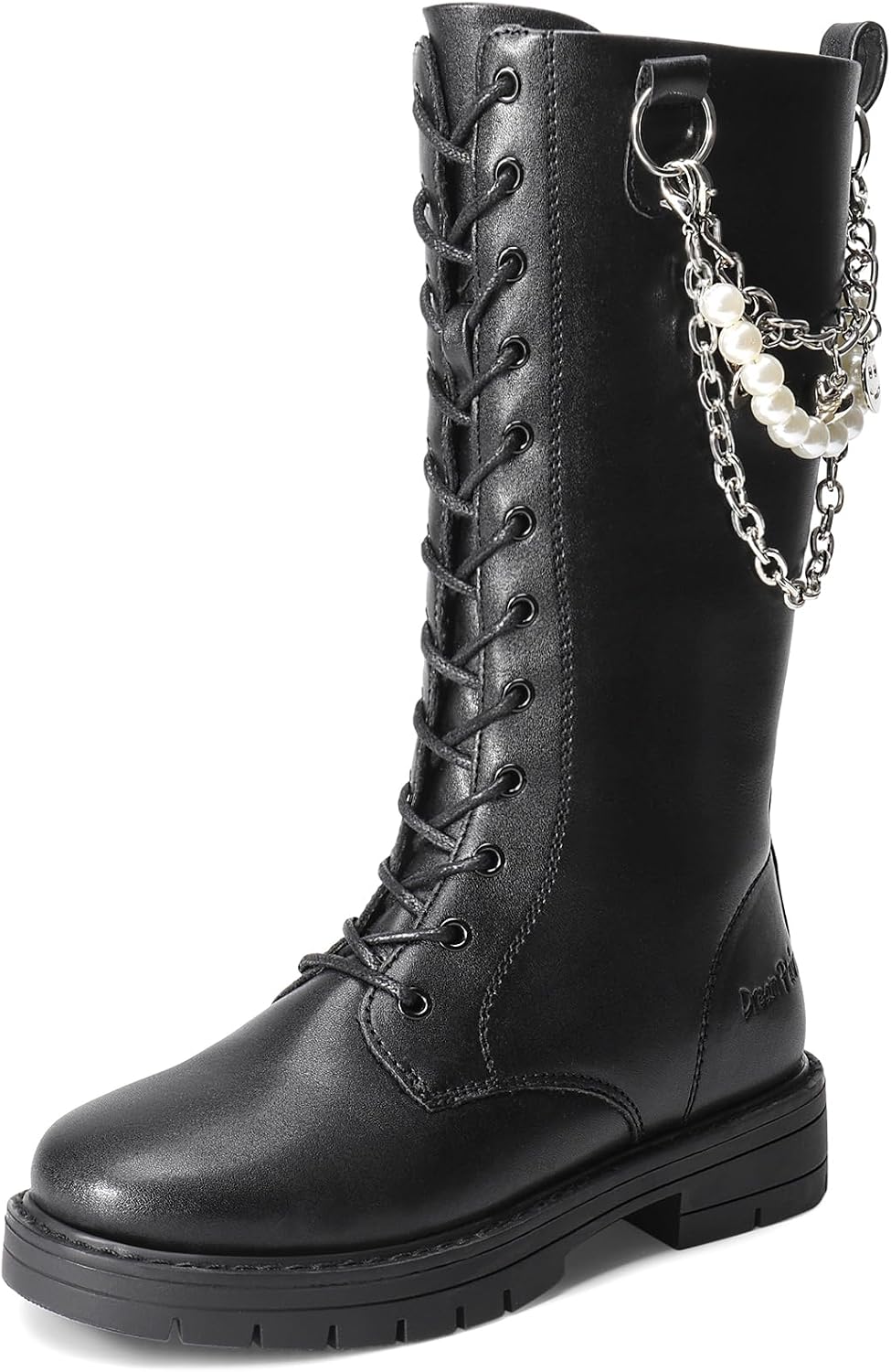 DREAM PAIRS Girls Riding Knee High Boots