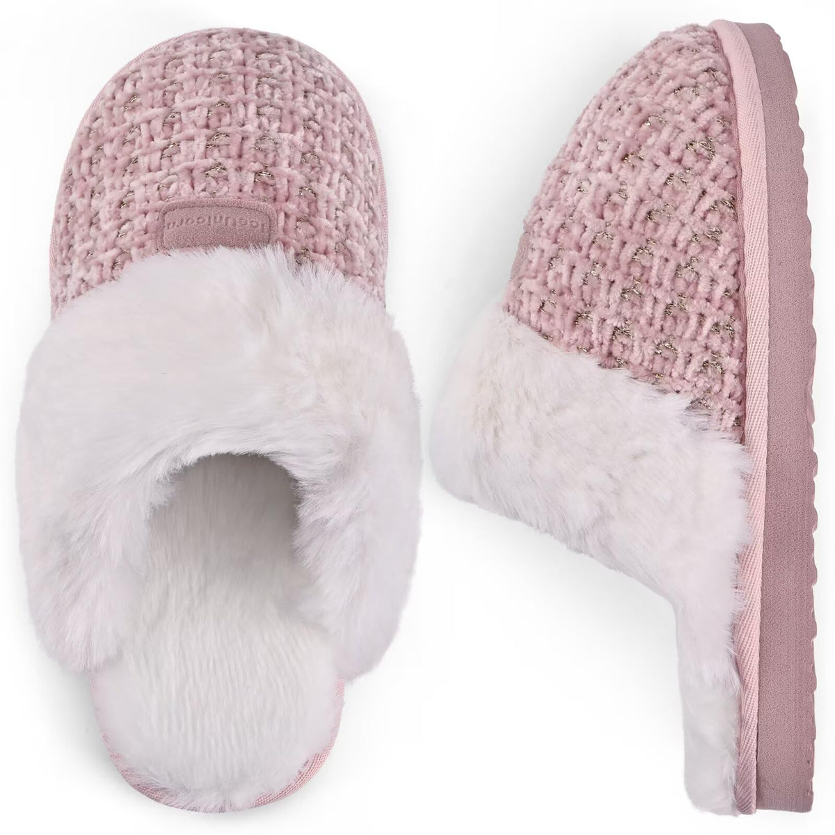 IceUnicorn Kids Slippers Girls Boys Fuzzy House Shoes Bedroom Slides
