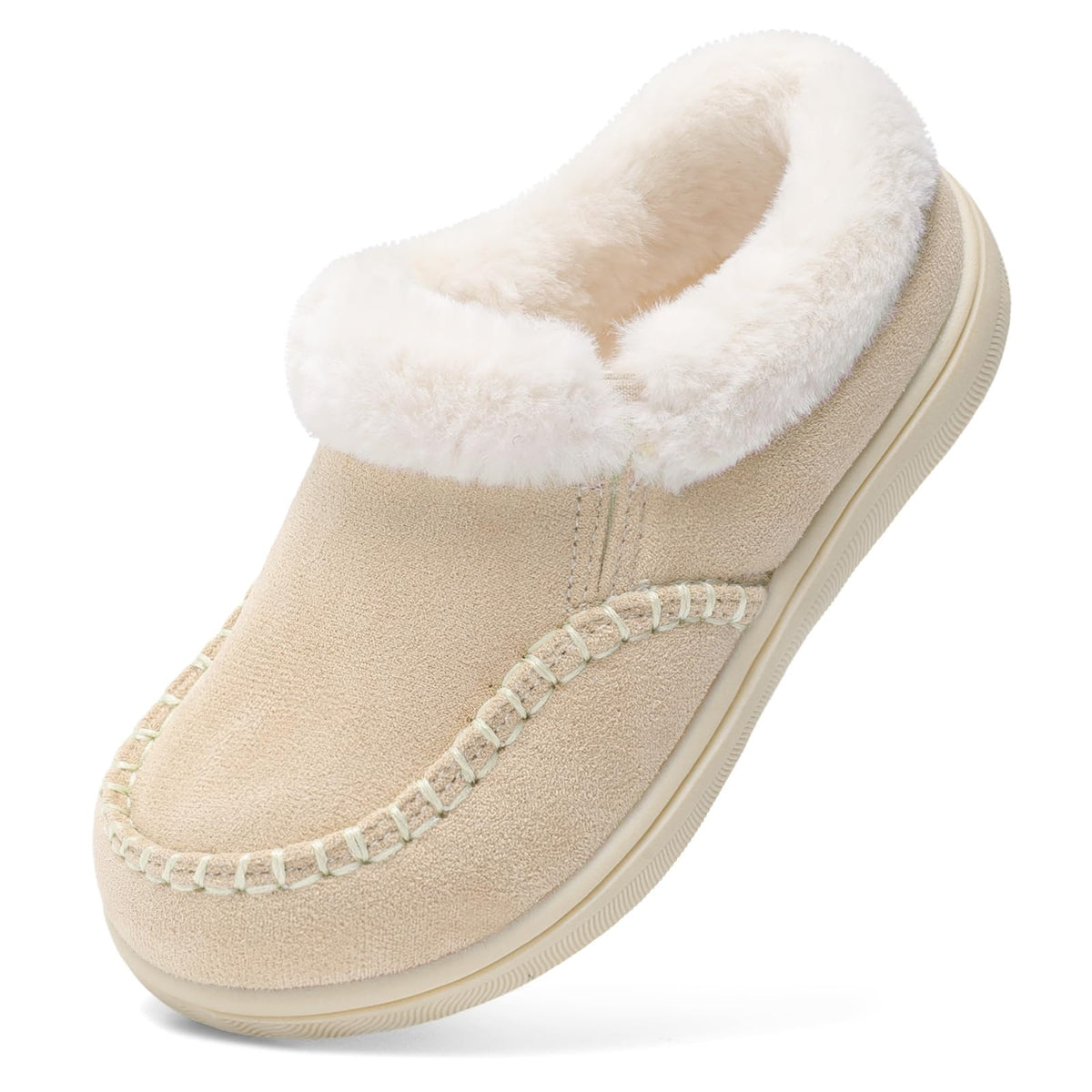 LeIsfIt Kids Slippers Boys Girls Warm Memory Foam Fuzzy House Shoes