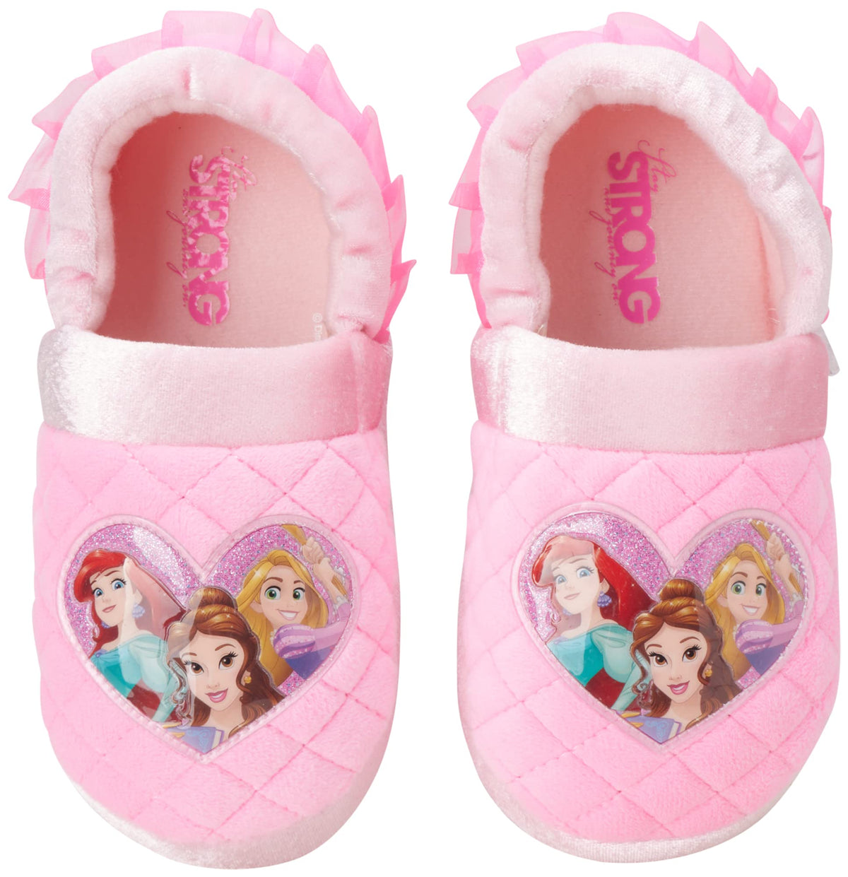 Disney Princess Encanto Little Mermaid Slippers for Girls Kids House Shoes