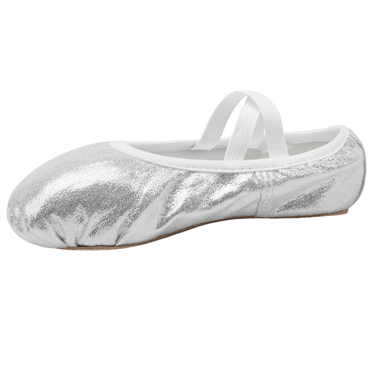 Stelle Ballet Slippers for Girls Glitter Metallic Vegan Leather